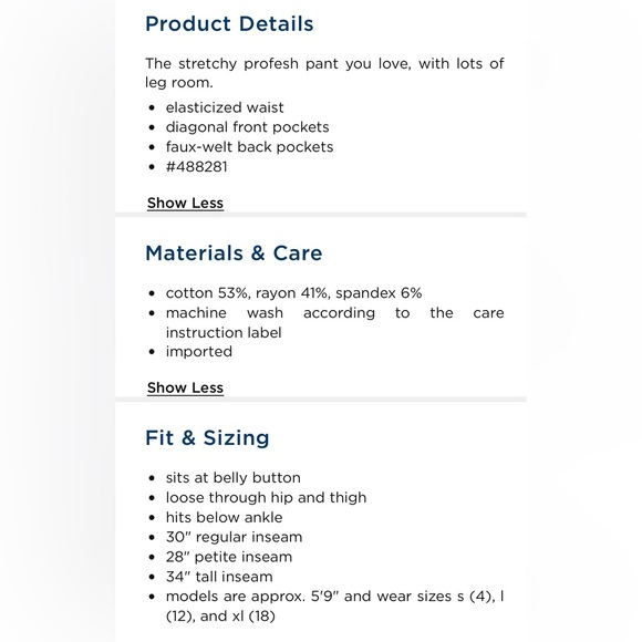 Old Navy High-Waisted Pull-On Pixie Wide-Leg Pants - Petite - Picture 8 of 8